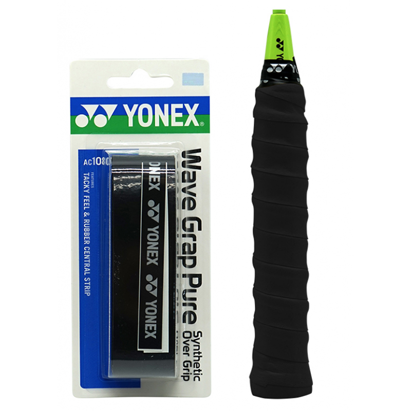 Yonex AC108WEX Wave Grip Pure Synthetic Over Grip (5pcs)