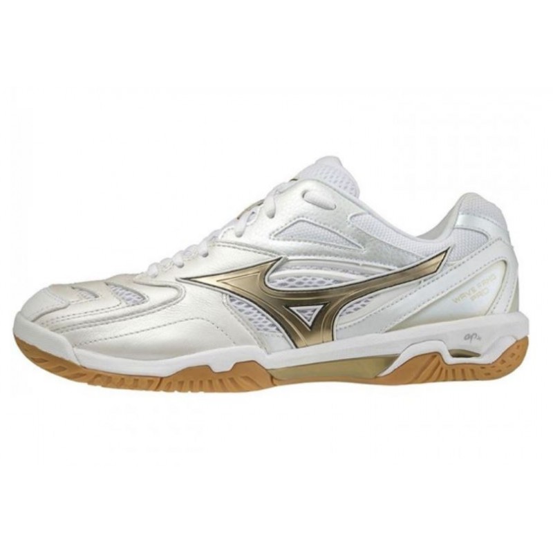 Mizuno Badminton Shoes WAVE FANG PRO 71GA1700 White x Aurora 