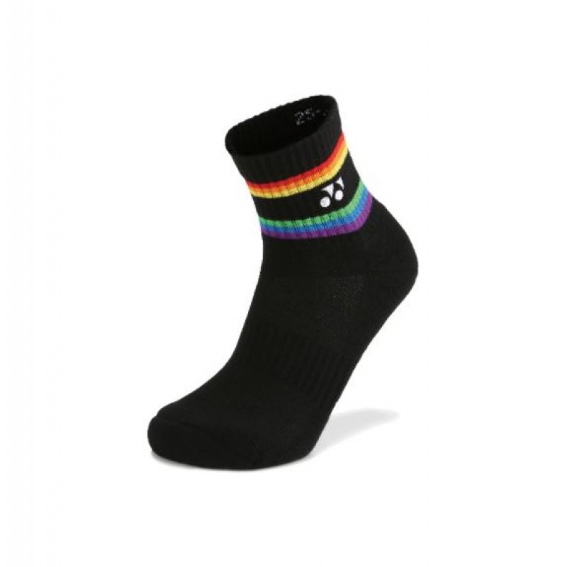 Yonex 245102BCR Rainbow Stripe Ladies Sport Socks